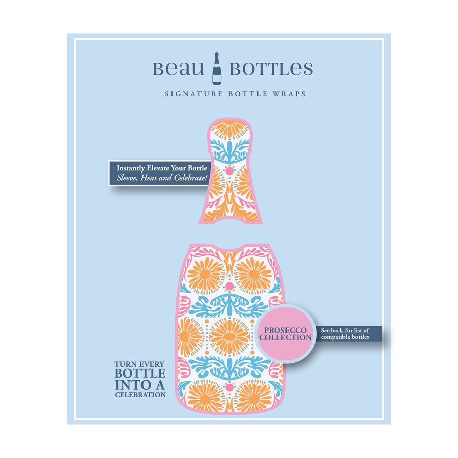 Sheridan French Collection - Parfait Jardin Bottle Wrap on Champagne Bottle