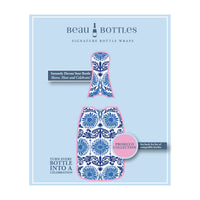 Thumbnail for Sheridan French Collection - Navy Jardin Bottle Wrap on La Marca Prosecco