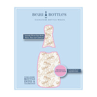 Thumbnail for Beige Bows Bottle Wrap on La Marca Prosecco