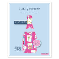 Thumbnail for Pink Mahjong Prosecco Bottle Wrap