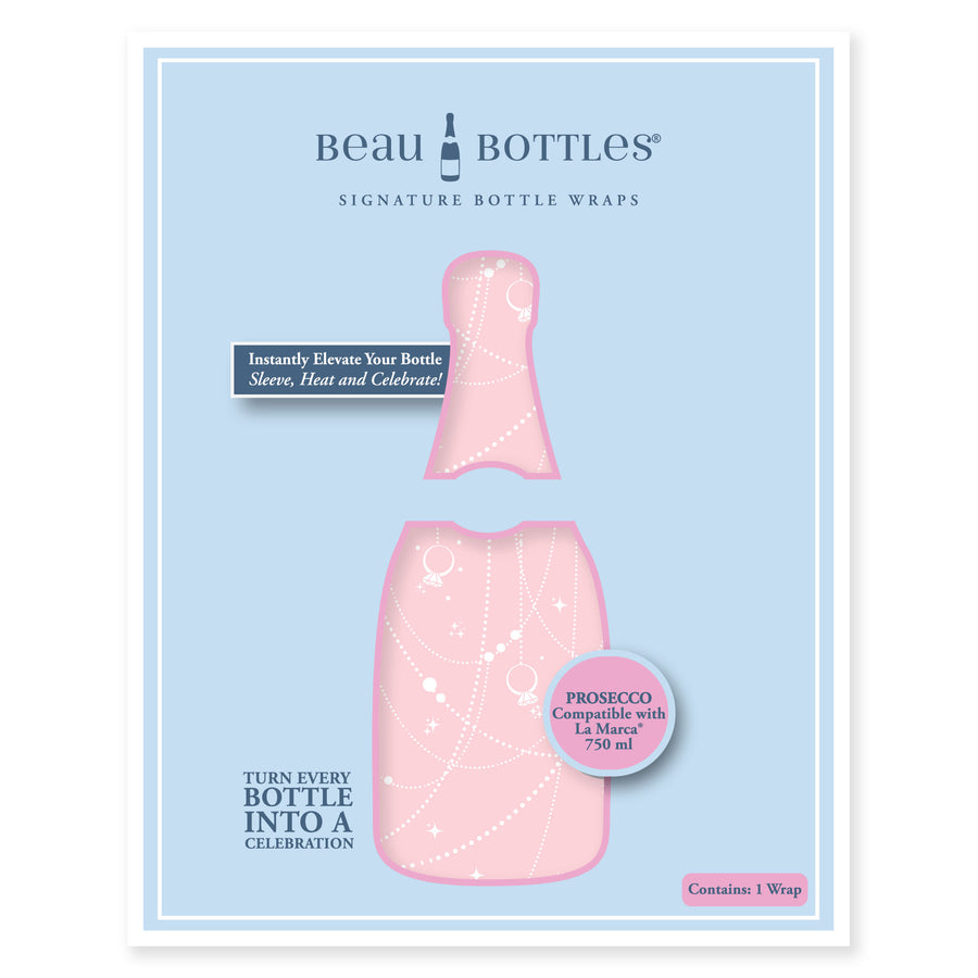 Beau Bottles Pink Pearls and Prosecco  - Prosecco Collection