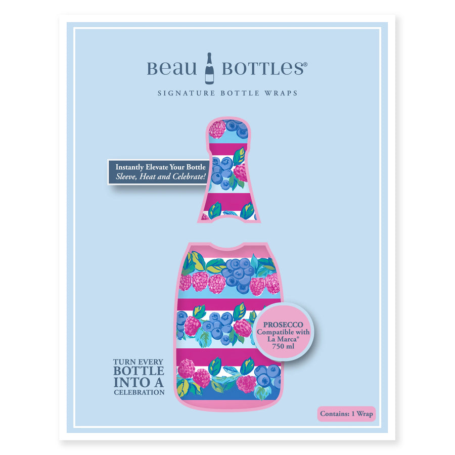 Beau Bottles Summer Berry Harvest - Prosecco Collection