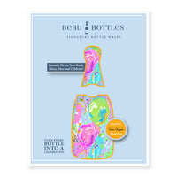 Thumbnail for Happy Birthday Balloons Bottle Wrap on Champagne Bottle
