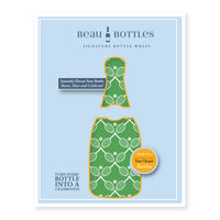 Thumbnail for Preppy Tennis Match Bottle Wrap on Champagne Bottle