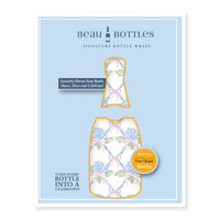 Thumbnail for Hydrangea Lattice Bottle Wrap on Champagne Bottle