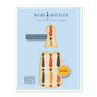 Thumbnail for Large Ties Bottle Wrap on Champagne Bottle