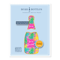 Thumbnail for Cordial Invitation Bottle Wrap on Champagne Bottle