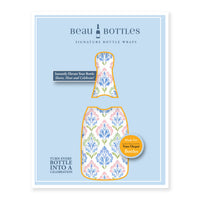 Thumbnail for Grandmillenial Pastel Jewels Bottle Wrap on Champagne Bottle