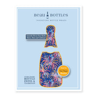 Thumbnail for Festive Fireworks Bottle Wrap on Champagne Bottle