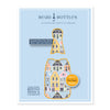 Blue Row Houses Bottle Wrap on Champagne Bottle