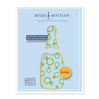 Thumbnail for Blue Engagement Ring Bottle Wrap on Champagne Bottle