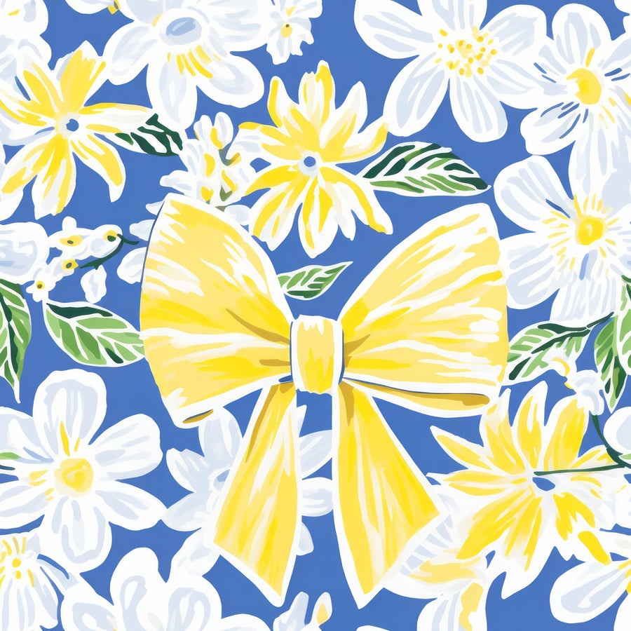 Summer Daisies Bottle Wrap on Champagne Bottle