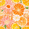 Preppy Watercolor Oranges Bottle Wrap on La Marca Prosecco