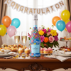 Preppy Congrats Bottle Wrap on La Marca Prosecco