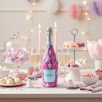 Thumbnail for Preppy Halloween Ghost Prosecco Bottle Wrap
