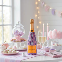 Thumbnail for Preppy Halloween Ghost Champagne Bottle Wrap