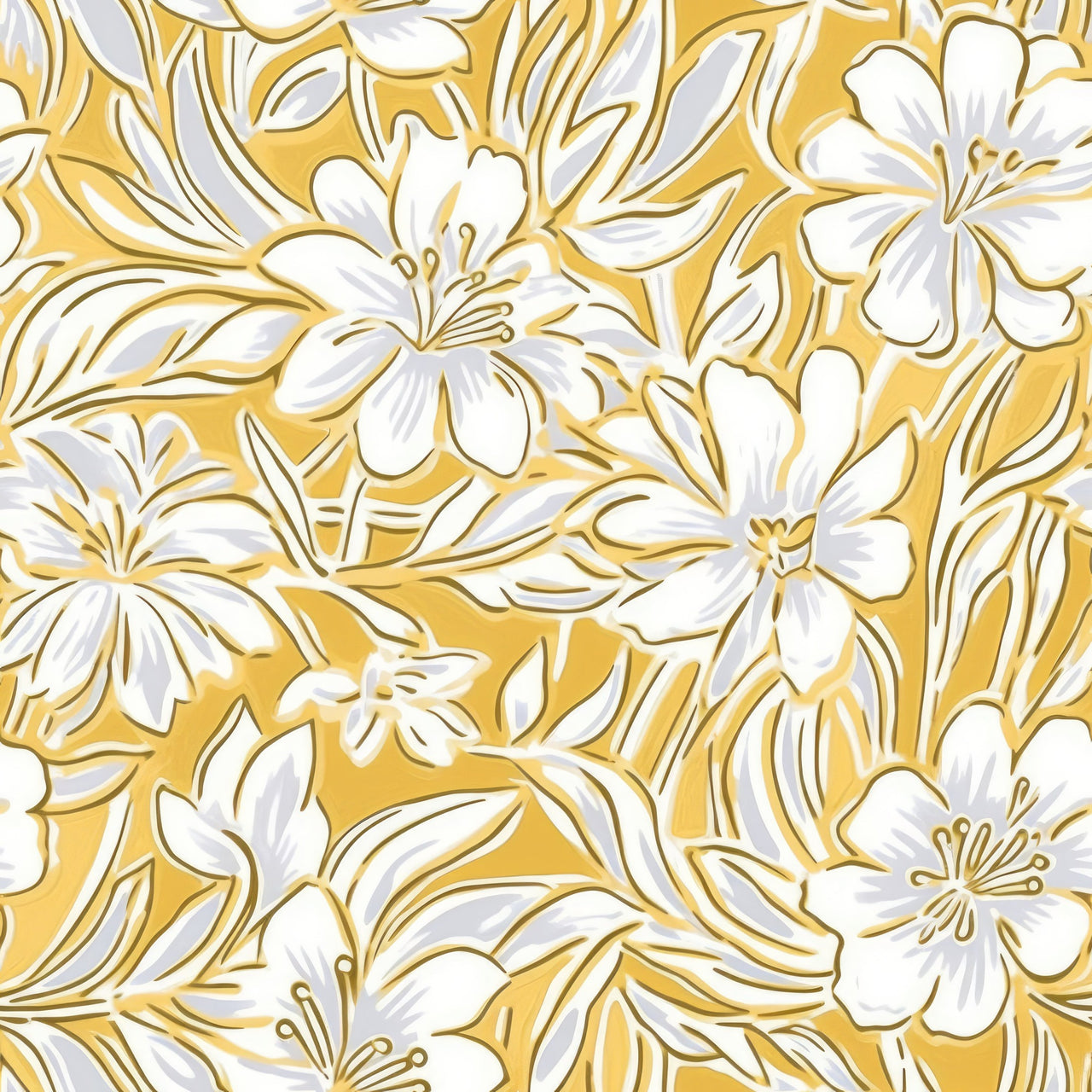 Grandmillenial Gold Flower Bottle Wrap on Champagne Bottle