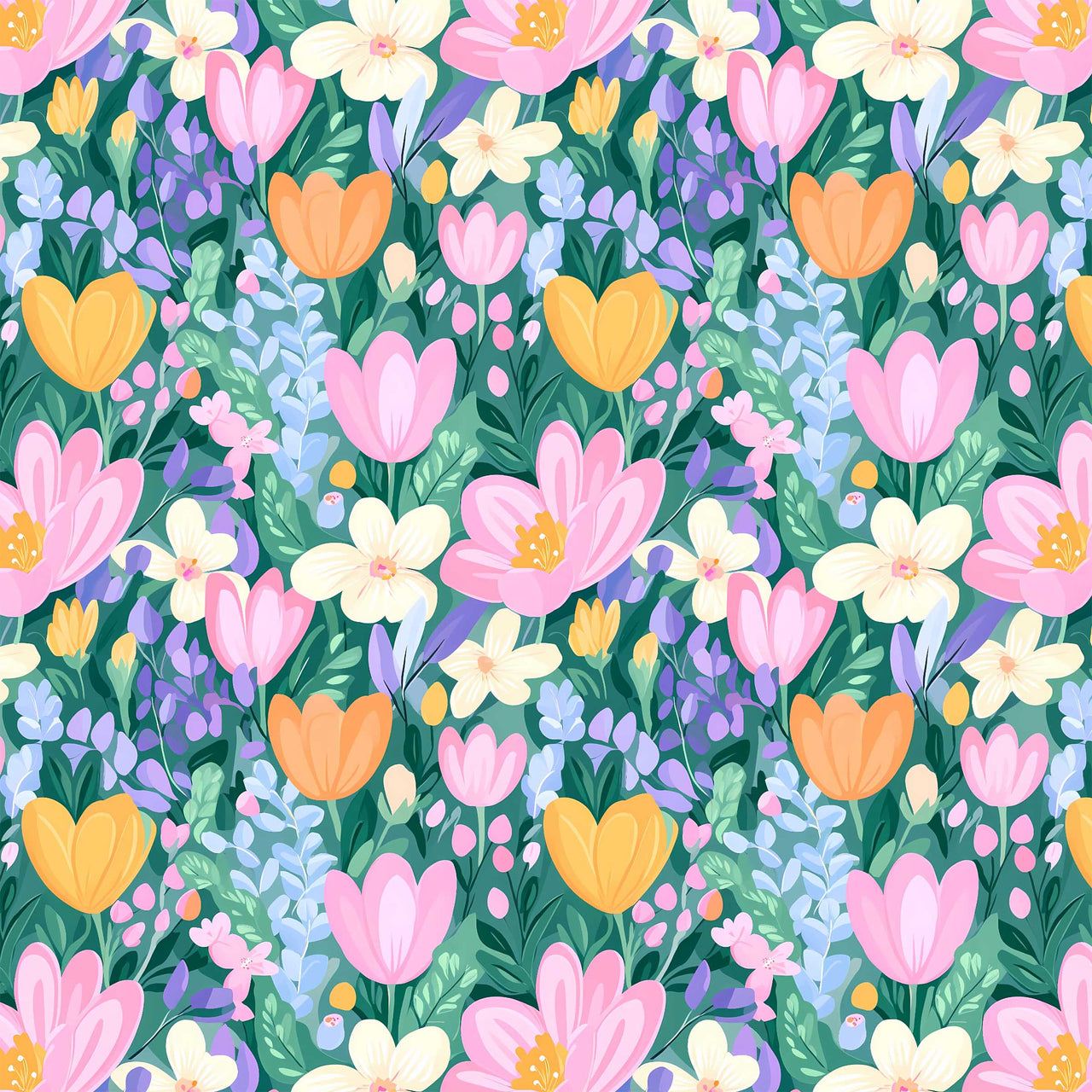 Preppy Southern Spring Designer Wrap on EVERVASE