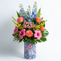 Thumbnail for EVERVASE Wrap- Happy Birthday Brushed Presents