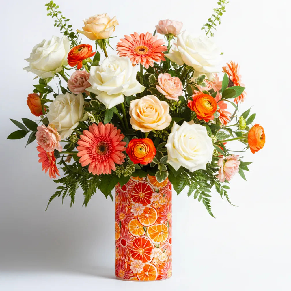 EVERVASE Wrap- Preppy Watercolor Oranges