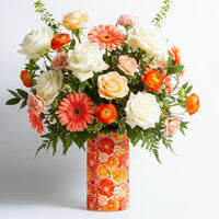 Thumbnail for EVERVASE Wrap- Preppy Watercolor Oranges