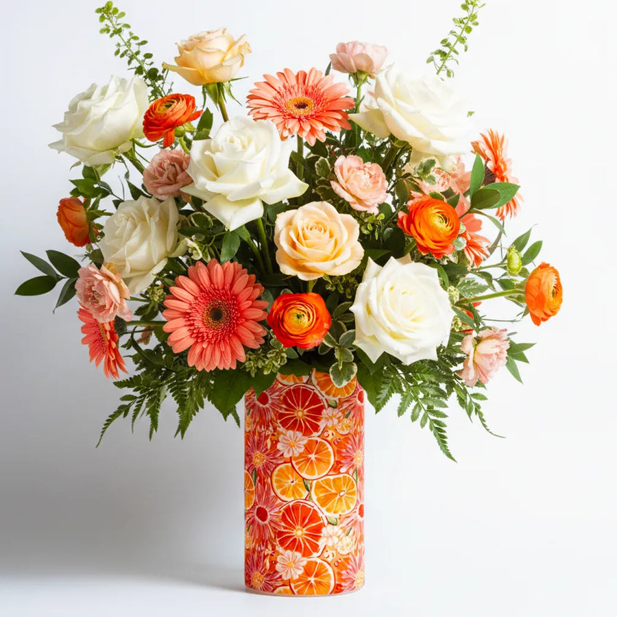 EVERVASE Wrap- Preppy Watercolor Oranges