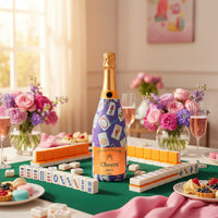 Thumbnail for Purple Mahjong Champagne Bottle Wrap