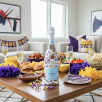 Thumbnail for Beau Bottles Purple and Yellow Game Day- Prosecco Collection