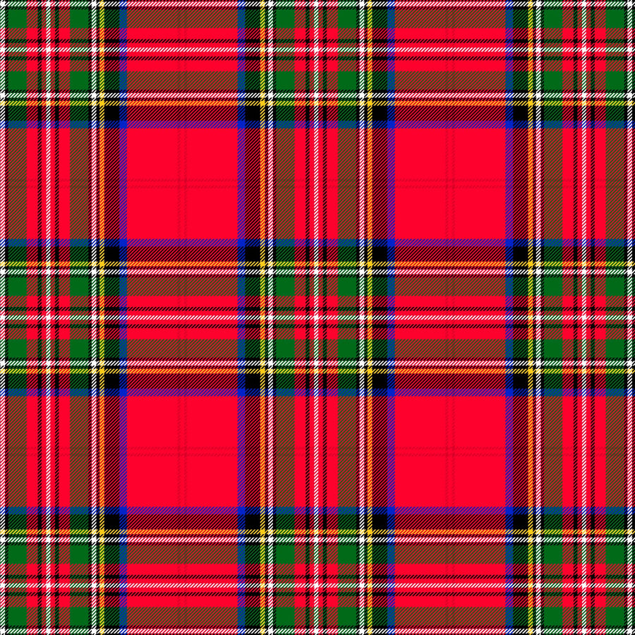 Beau Bottles Red and Green Christmas Tartan - Prosecco Collection