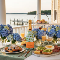 Thumbnail for Sheridan French Collection - Classic Hydrangea Champagne Bottle Wrap