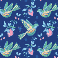 Thumbnail for Sheridan French Collection - Indigo Songbird Bottle Wrap on La Marca Prosecco