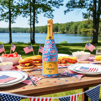 Thumbnail for Stars & Stripes Champagne Bottle Wrap