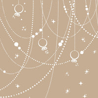 Thumbnail for Taupe Pearls and Prosecco Bottle Wrap on Champagne Bottle