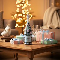 Thumbnail for The Gift of Christmas Bottle Wrap on La Marca Prosecco