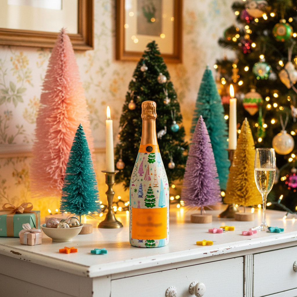 Beau Bottles Timeless Christmas Trees - Champagne Collection
