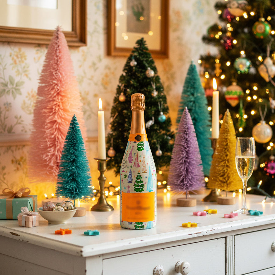 Beau Bottles Timeless Christmas Trees - Champagne Collection