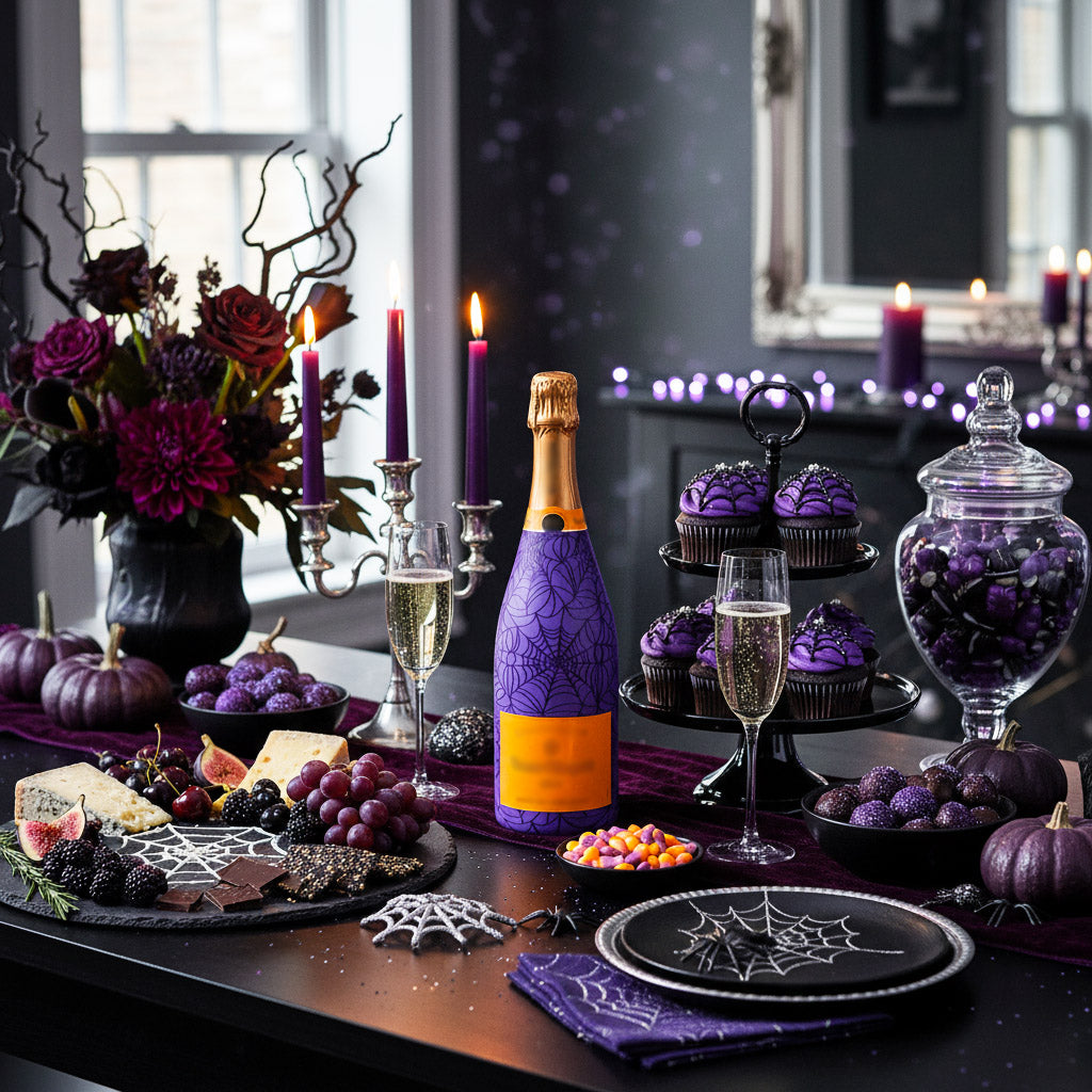Twilight Web Champagne Bottle Wrap