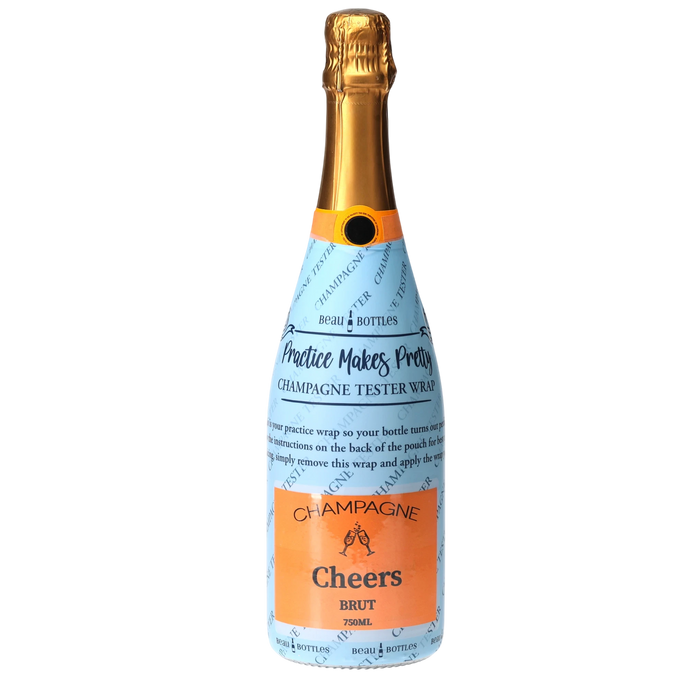Practice Bottle Wrap- Champagne Tester — 360 view