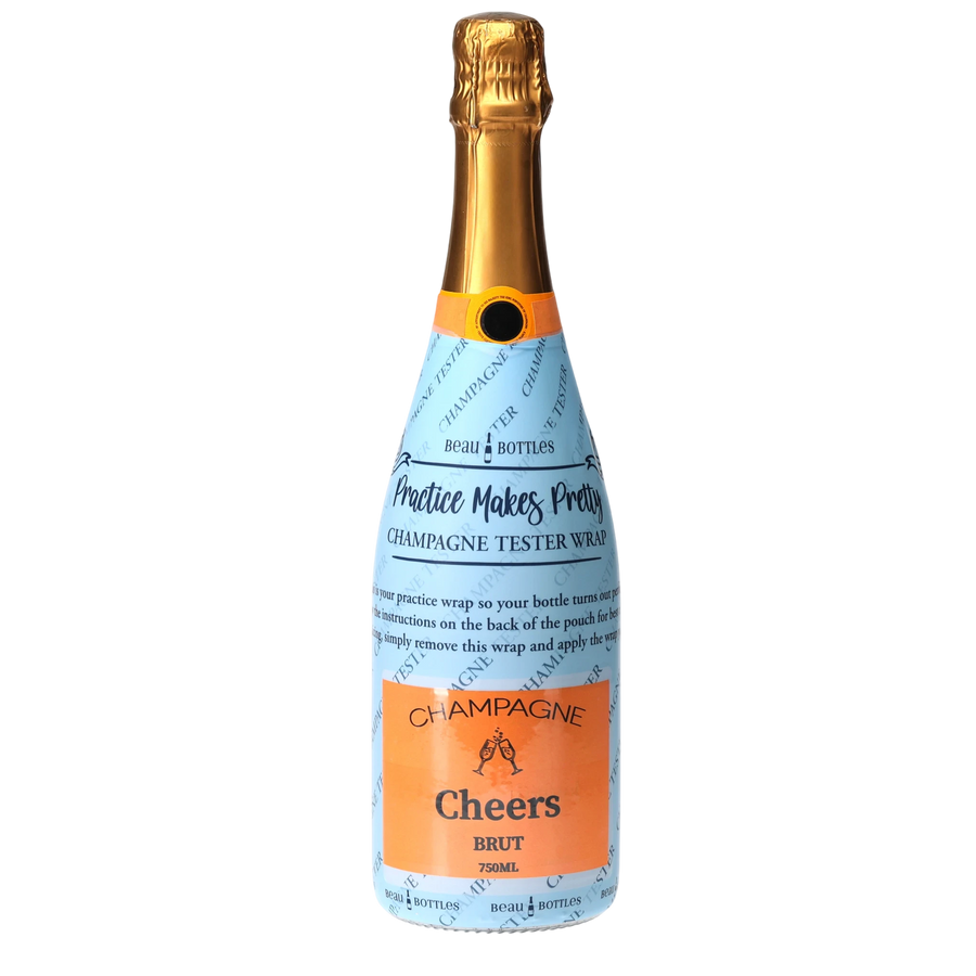 Practice Bottle Wrap- Champagne Tester — 360 view