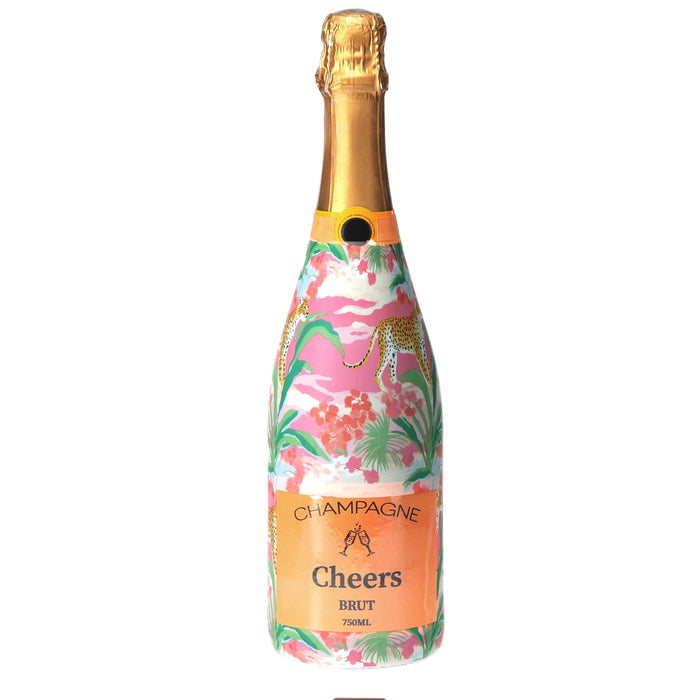 Wild Savannah Champagne Bottle Wrap — 360 view