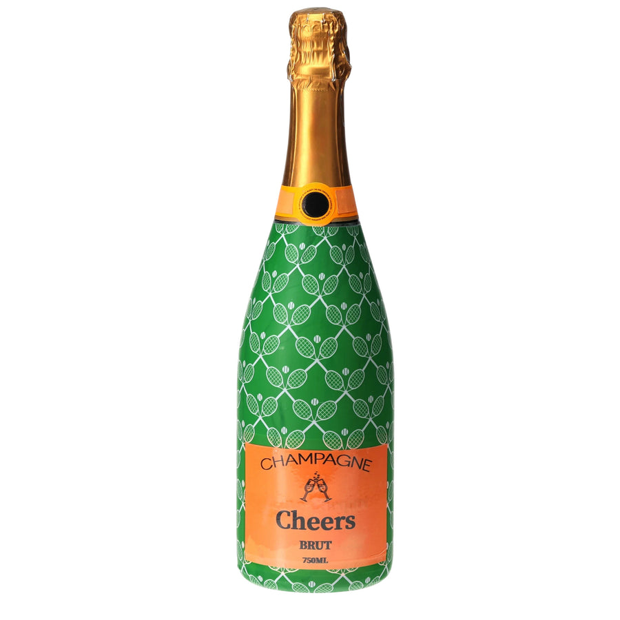 Preppy Tennis Match Champagne Bottle Wrap