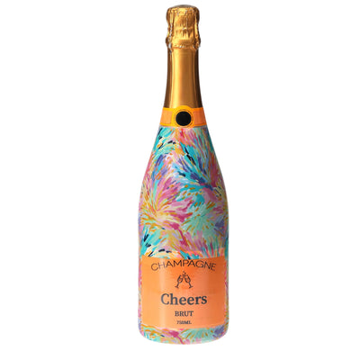Pastel Celebration Champagne Bottle Wrap