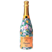 Thumbnail for Preppy Southern Spring Champagne Bottle Wrap