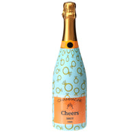 Thumbnail for Blue Engagement Ring Champagne Bottle Wrap