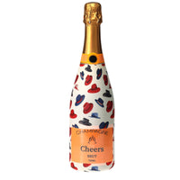 Thumbnail for Fedora Champagne Bottle Wrap bottle wrap on a Veuve Clicquot champagne bottle