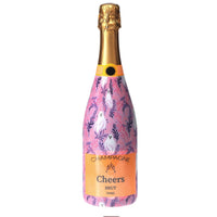 Thumbnail for Preppy Halloween Ghost Champagne Bottle Wrap