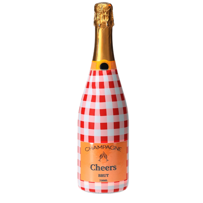 Red & White Gingham  Champagne — 360 view