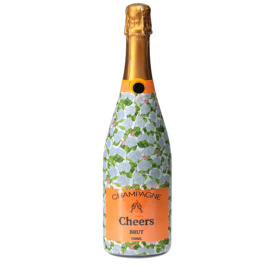Sheridan French Collection - Classic Hydrangea Champagne Bottle Wrap