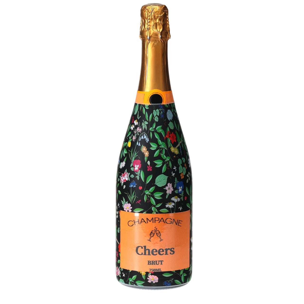 Sheridan French Collection - Onyx Wildflower Champagne Bottle Wrap