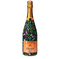 Thumbnail for Sheridan French Collection - Onyx Wildflower Champagne Bottle Wrap
